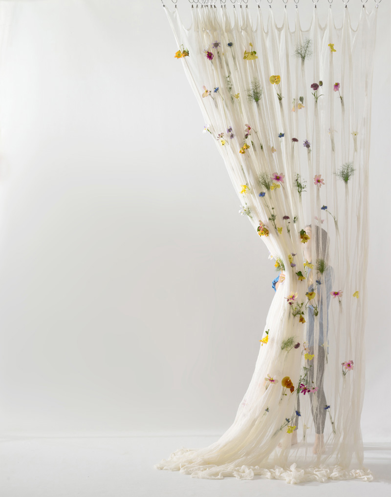 Draped Flowers II