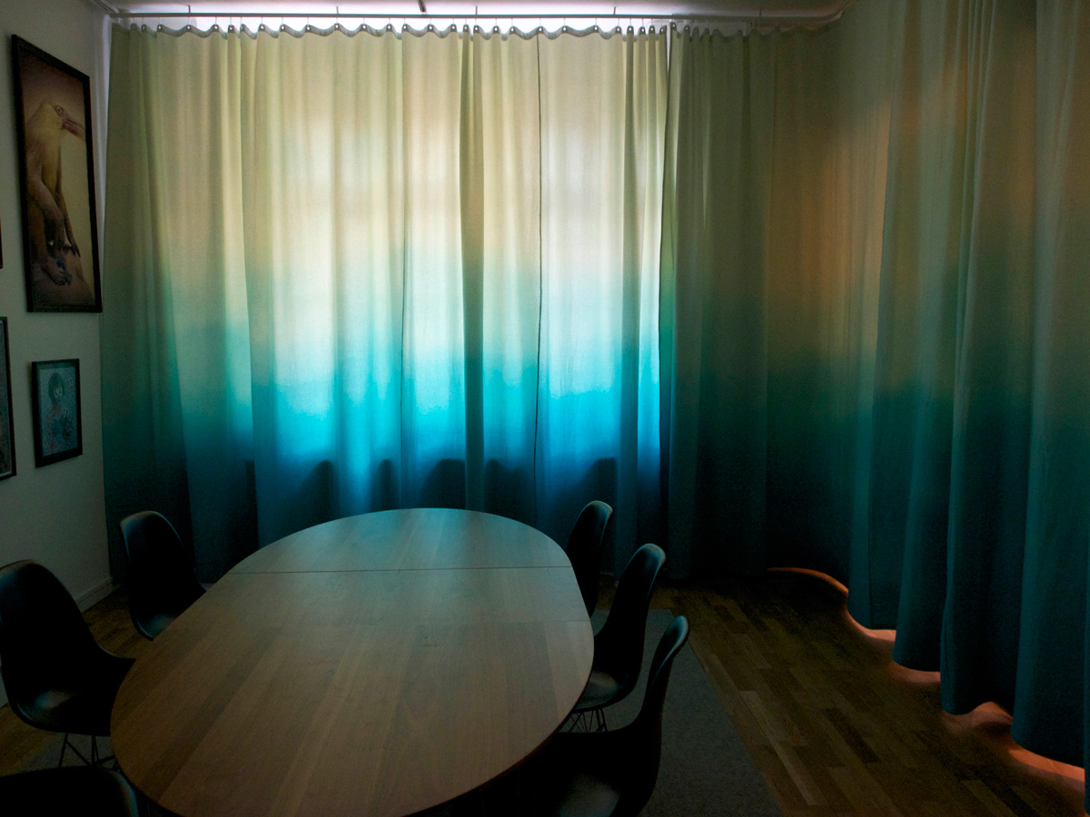 Curtain for Triwa meeting room